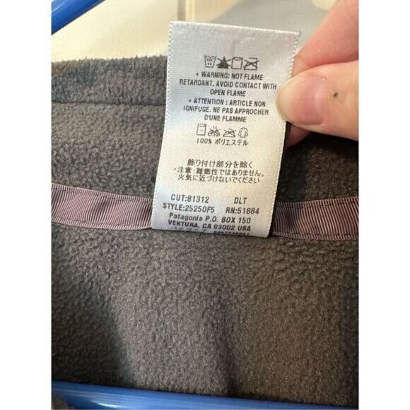 Patagonia Capilene Fleece 1/4 Zip Long Sleeve Pullover Men’s Jacket Size L - Picture 5 of 9